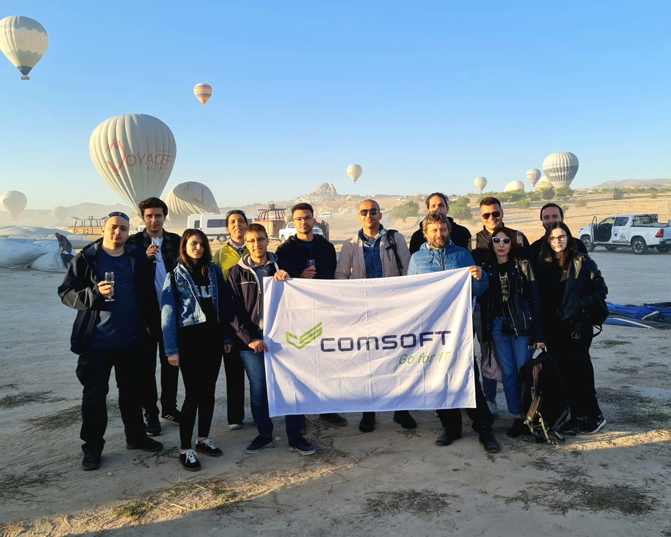 Екипът на COMSOFT на общо пътуване